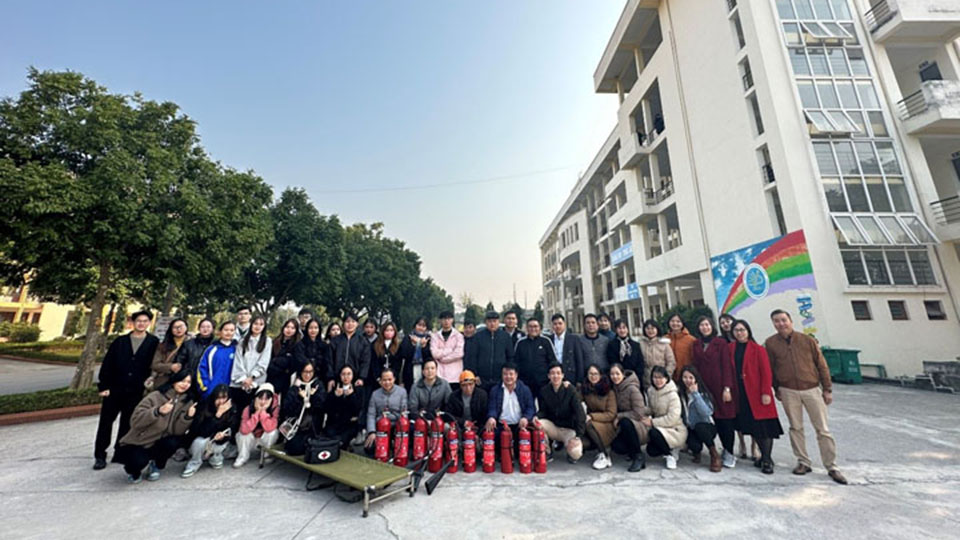 Thực tập, diễn tập công tác Phòng cháy chữa cháy và cứu nạn cứu hộ năm 2023