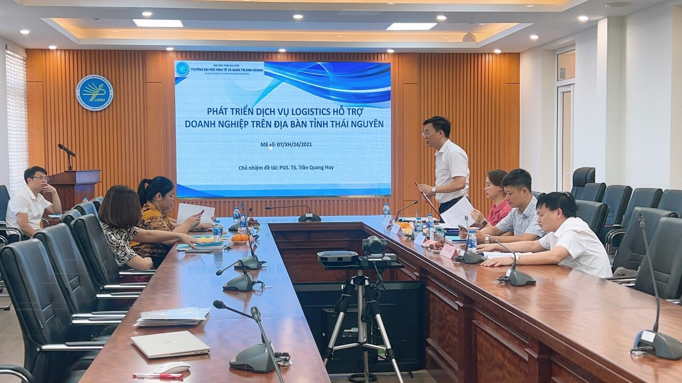 Nghiệm thu cấp cơ sở đề tài KH&CN cấp Tỉnh của Chủ nhiệm đề tài: PGS.TS. Trần Quang Huy