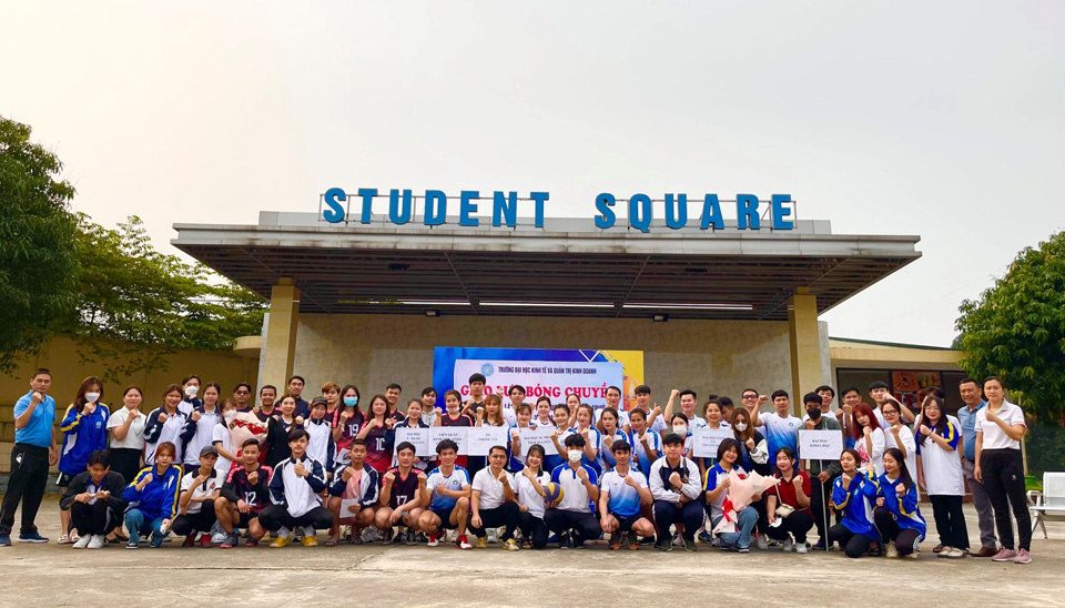 Chương trình giao lưu bóng chuyền cho LHS Lào, Campuchia giữa các trường đại học và cao đẳng trên địa bàn tỉnh Thái Nguyên