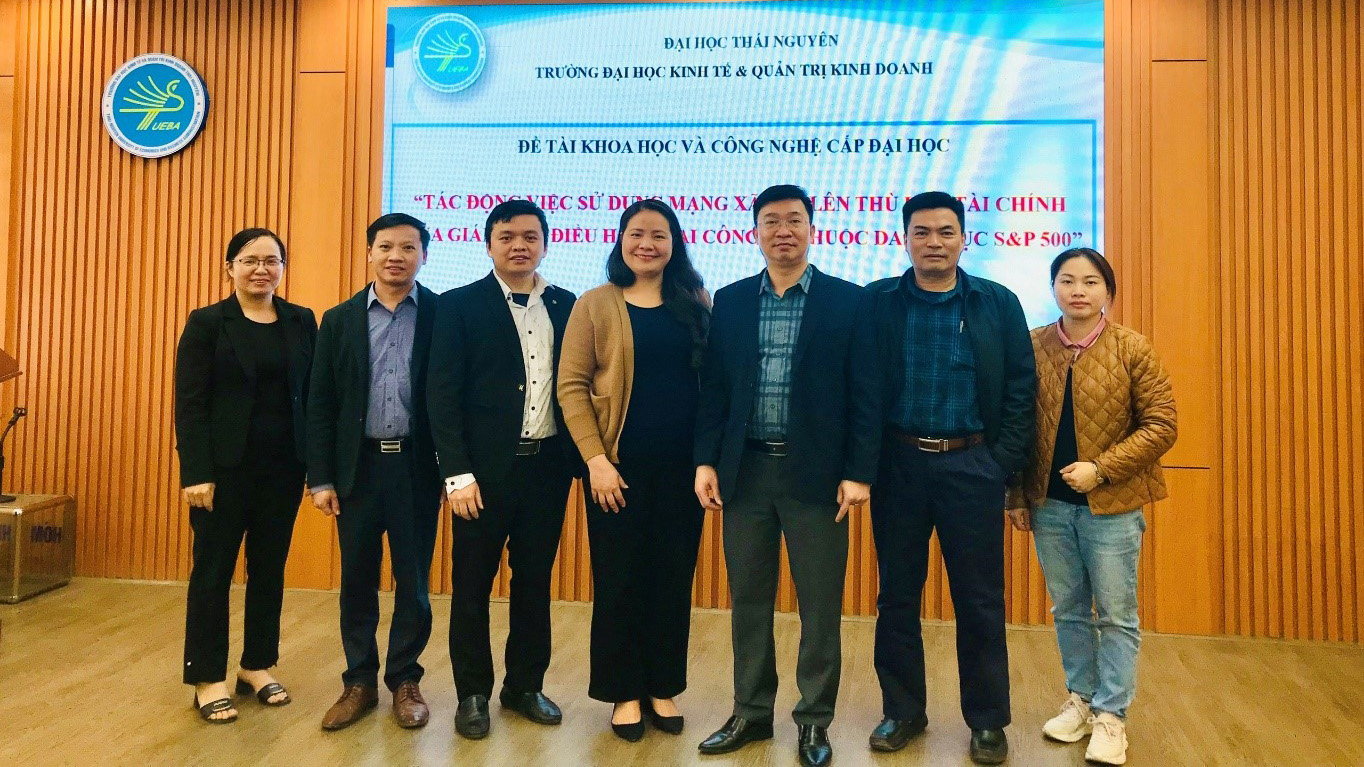 Kết quả nghiệm thu đề tài cấp cơ sở đề tài KH&CN cấp Đại học năm 2022 của CNĐT TS. Trần Thị Thuỳ Linh