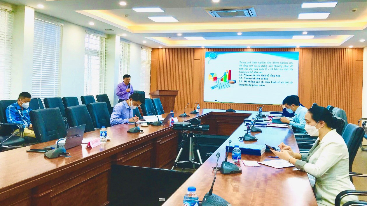 Nghiệm thu cấp cơ sở dự án KH&CN cấp Tỉnh “Xây dựng hệ thống quản lý dữ liệu thông tin thông minh tỉnh Hà Giang”, CNĐT: PGS.TS. Đỗ Anh Tài