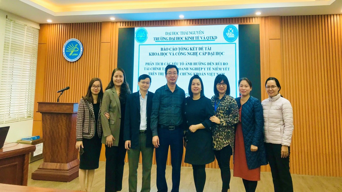 Kết quả nghiệm thu cấp cơ sở đề tài KH&CN cấp ĐHTN năm 2021 của CNĐT TS. Vũ Thị Hậu