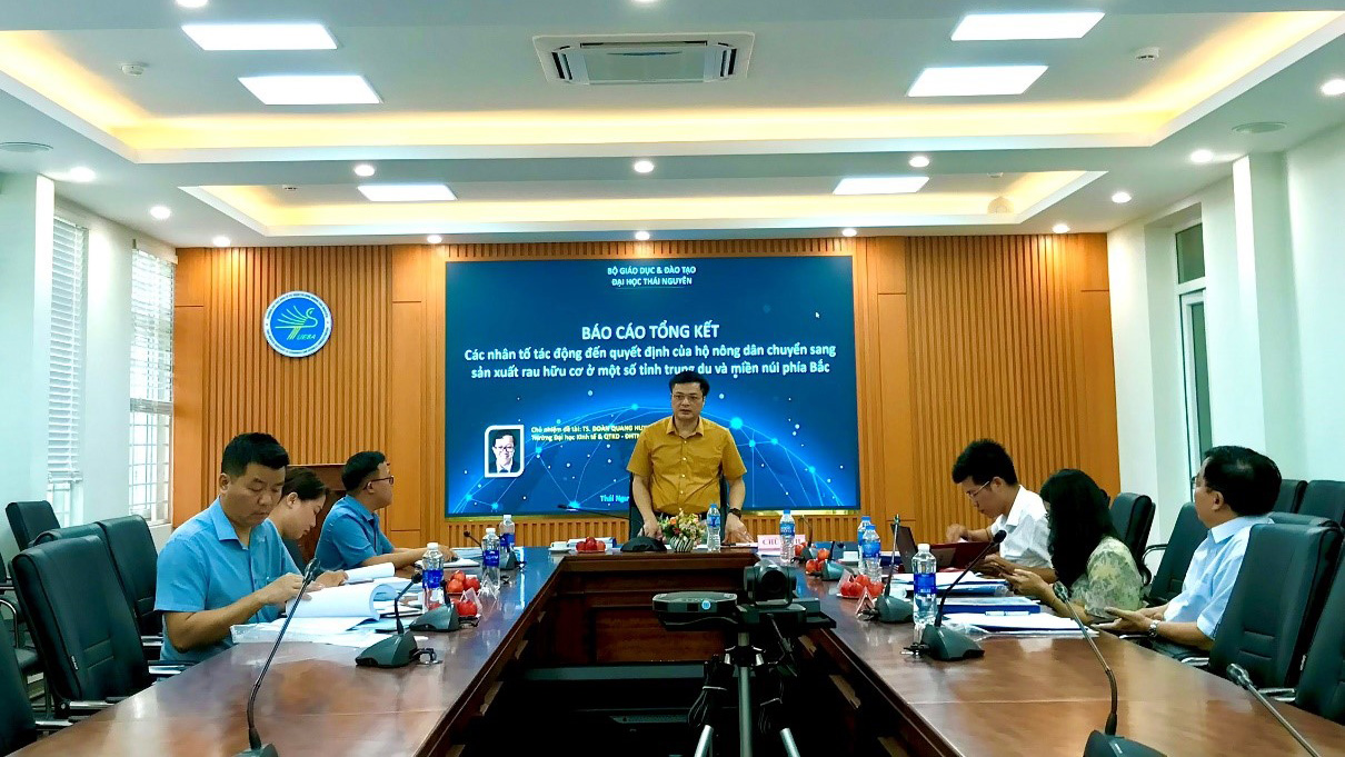 Kết quả nghiệm thu cấp cơ sở đề tài KH&CN cấp Bộ triển khai từ năm 2019 của Chủ nhiệm đề tài TS. Đoàn Quang Huy