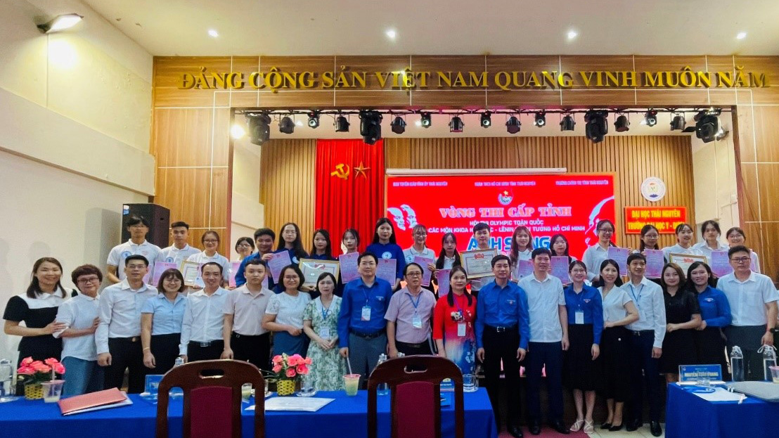 Giải nhất vòng thi cấp tỉnh Hội thi OLYMPIC Toàn quốc các môn Khoa học MÁC-LÊNIN, Tư tưởng Hồ Chí Minh – ÁNH SÁNG SOI ĐƯỜNG LẦN THỨ V 2023 xướng tên TUEBA