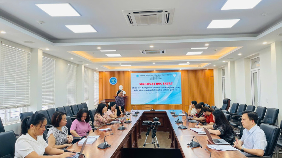 Đẩy mạnh sinh hoạt học thuật - Nâng cao chất lượng đào tạo và nghiên cứu tại TUEBA