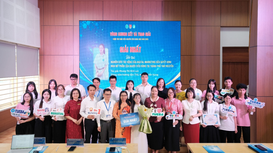 Chung kết Cuộc thi Sinh viên Nghiên cứu Khoa học cấp trường năm 2026:  Nơi những ý tưởng trẻ được chắp cánh